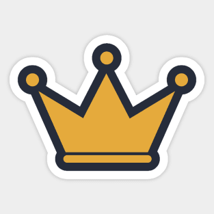 Royal Crown Retro Sticker